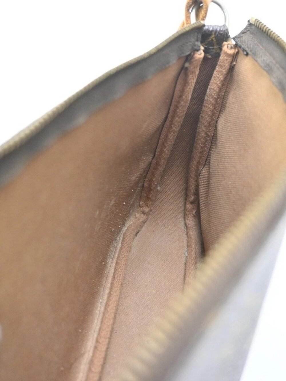 LOUIS VUITTON Pochette Accessoires Hand Bag Monogram Leather BN M51980 85MA488 - Picture 12 of 16